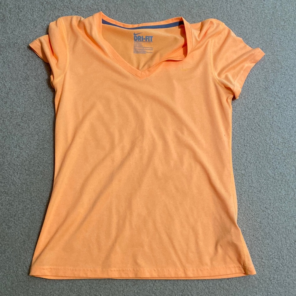 NIKE dri fit V-neck top